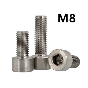 DIN912 GB70.1 Titanium M8x6 80mm 推荐 Col Bolt 10PCS