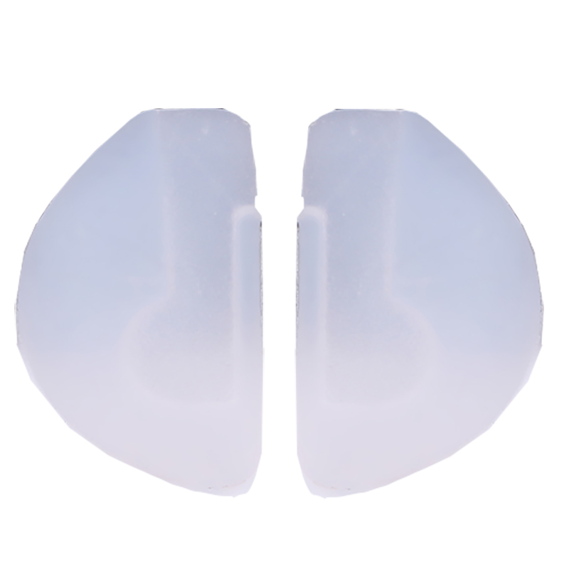 白色托叶眼镜卡扣插入式r硅胶鼻托眼镜配件直插入式套入式防滑鼻