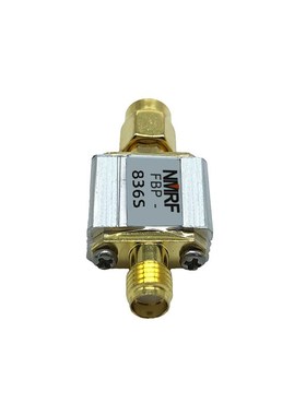 836(824-849)MHz GSM900 专用SAW带通滤波器O,25MHz带宽,SMA接口