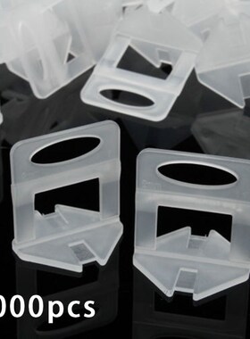 500/1000 Pcs Reusable Flat Tile Leveling System Clips 2mm Wa