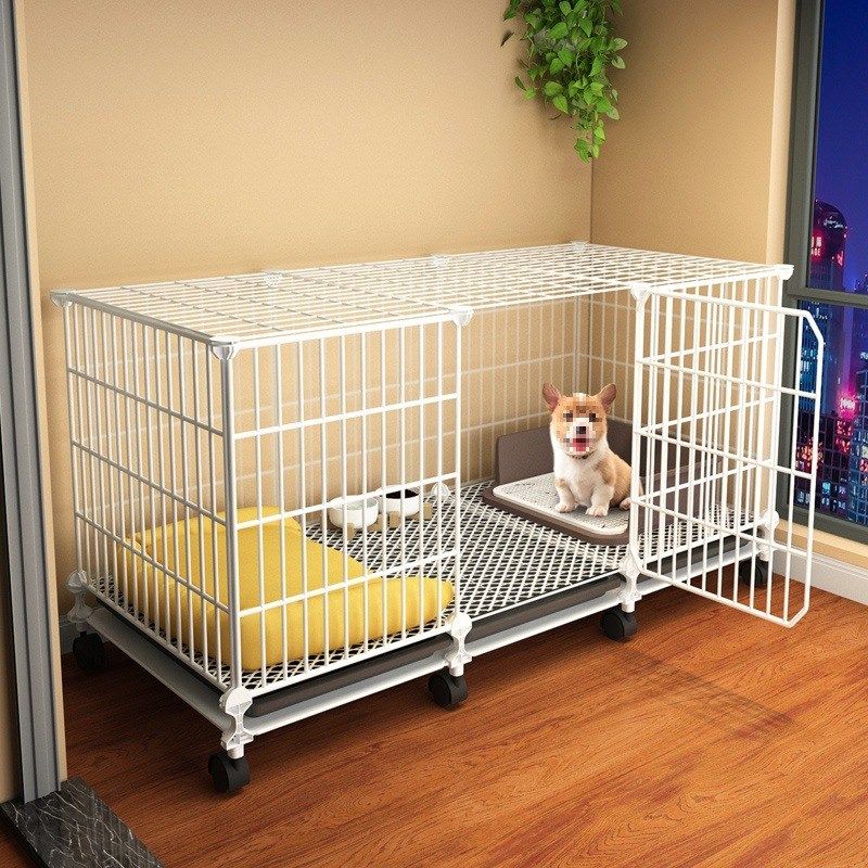 狗笼子中小型犬专用室内家用泰迪C比熊狗窝带厕所一体宠物笼狗路