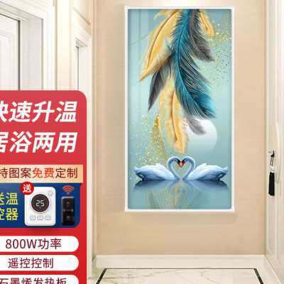 推荐鑫万丰壁画取暖器碳晶加热板石墨烯取暖器壁挂式电暖画工程框