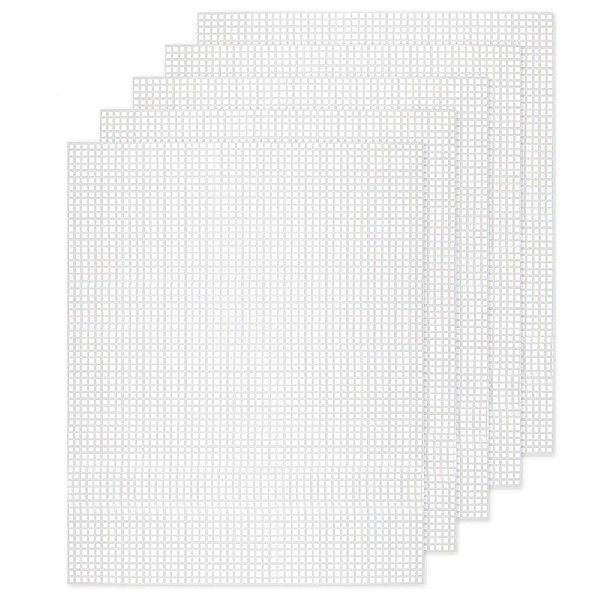 10PCS Mesh Plastic Canvas Sheets 19.6X13V Inch For