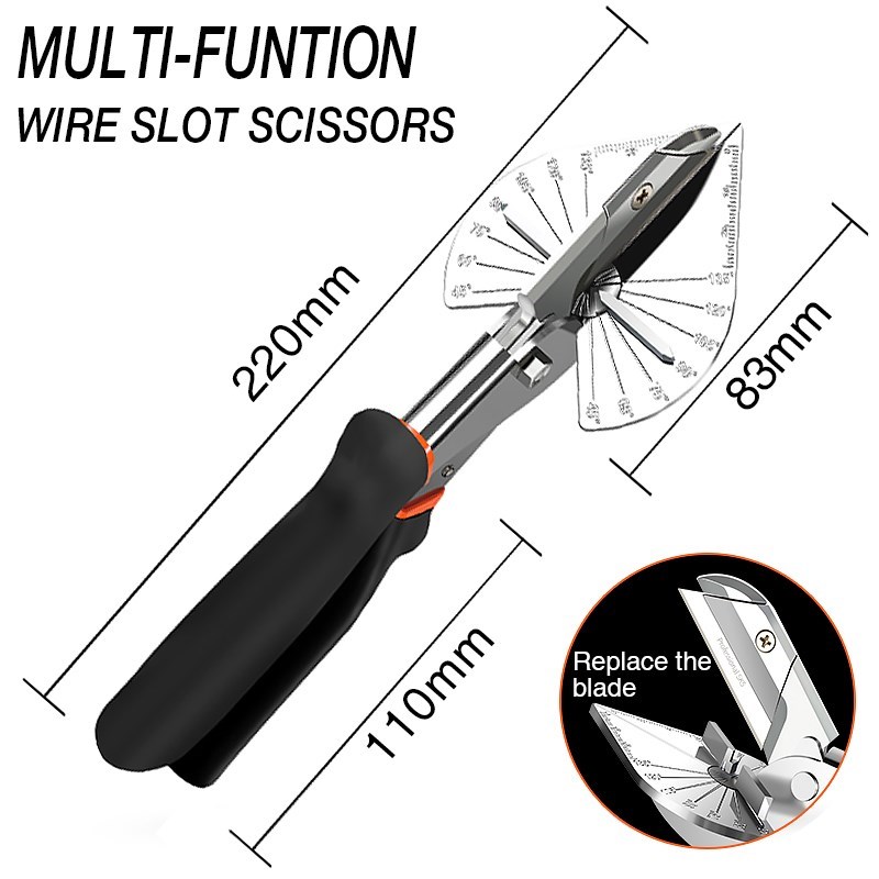 网红45-135 Angle Degree Wire Trunking Scissor PVC PE Plastic 电子元器件市场 外设配件 原图主图