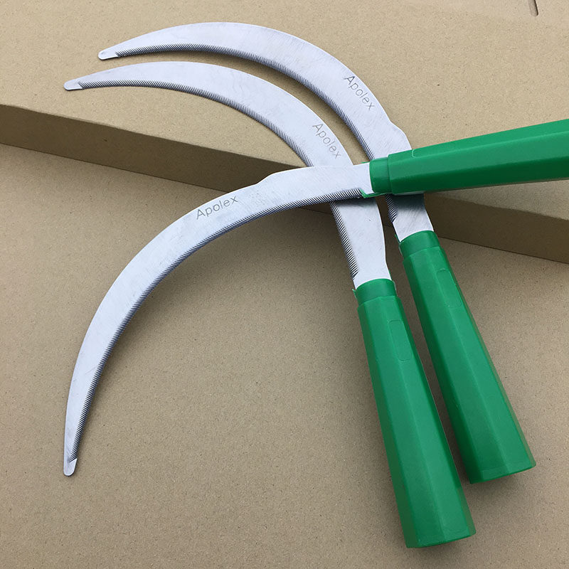 速发镰刀割草刀农用锰钢锯齿廉刀小禾镰割禾刀收割水稻加密细牙韭