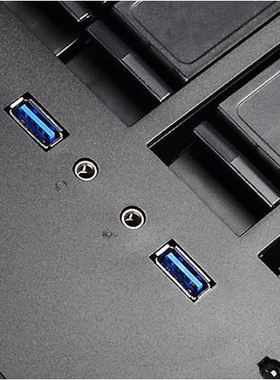 银欣DS380 12盘 8盘位 NAS主机 3.5/2.5 JSAS SATA 热拔插ITX机箱