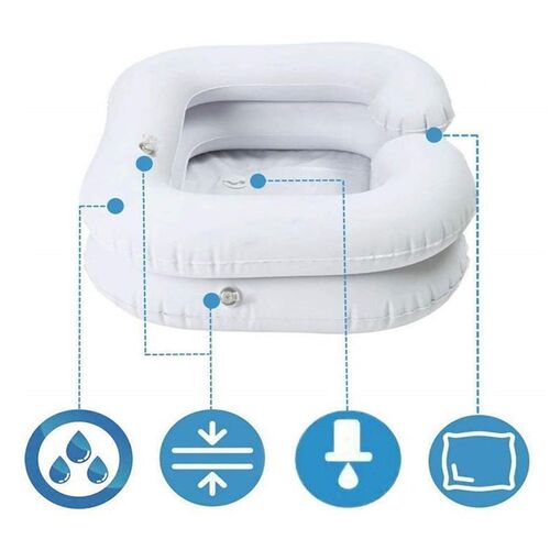 Portable Pvc Inflatable Wash Basin Bathtubs Hair Washing Ba