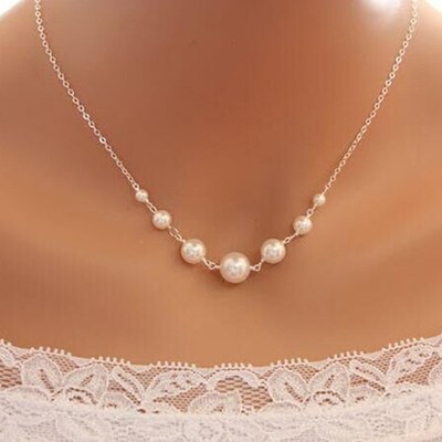 网红2021 New fashion Women Pearl Necklace Jewelry Accessory