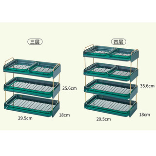 急速发货厨房配菜盘多层置物架家用涮火锅放菜神器备菜托盘抽屉式