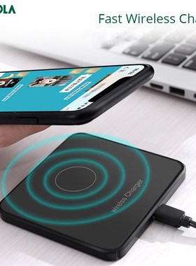 10W Qi Wireless Charger RIntelligent Recognition Fast Wirele