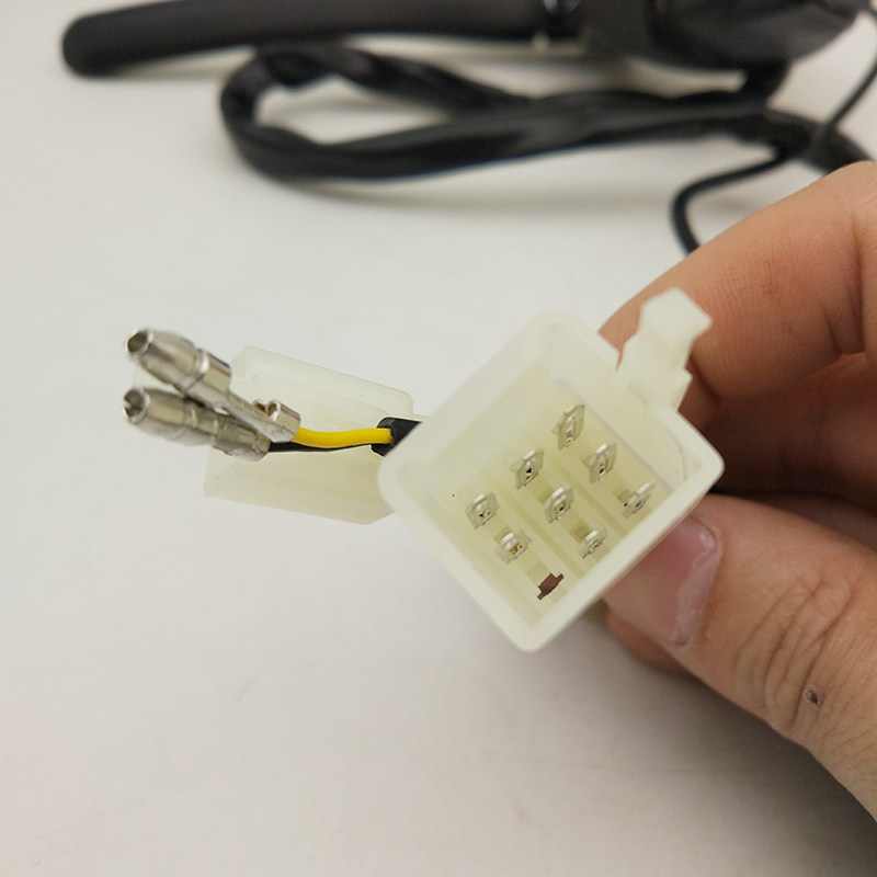 现货电动车连体组合把座电摩转把总成一体开关小龟升级碟刹鼓刹专