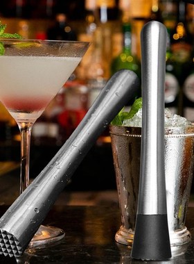 Stainless Steel Wine Mixing Stick Cocktail Muddler Shaker Wi