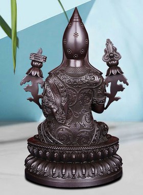 藏传密宗麦彭仁波切佛像摆件小佛像随身带3寸5寸7寸1尺古色铜佛像