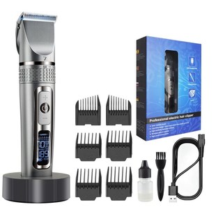 Speed Electric 新品 Five Hair Clipper LED Adult LCD Digital