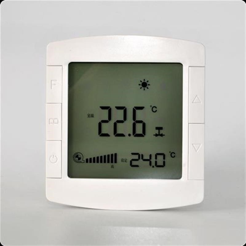 中央空调控制面板水冷三速开关温度控制器风机盘管温控器液晶智能