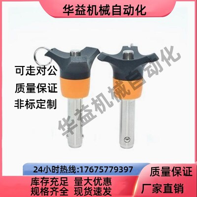 BLP5 6 8 10 12 16球头锁紧销 ZAA05-d10 按钮式插销 定位快卸销