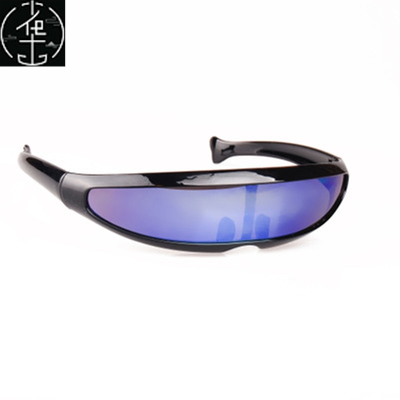 推荐Vvsoo Futuristic Narrow Cyclops Sunglasses UV400 Persona