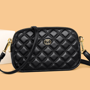 夏天小包包女2023新款时尚中年妈妈单肩斜挎包软皮女士手机零钱包