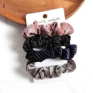 Scrunchies Rope Hair HairO Ties Ring Candy Autum Color Set