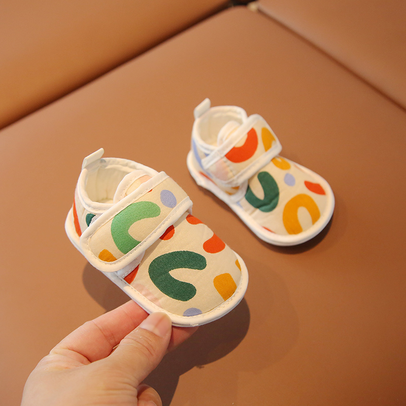 婴儿鞋子春秋步前鞋0-3-6-12月婴幼儿布鞋夏季 一U岁宝宝学步鞋软
