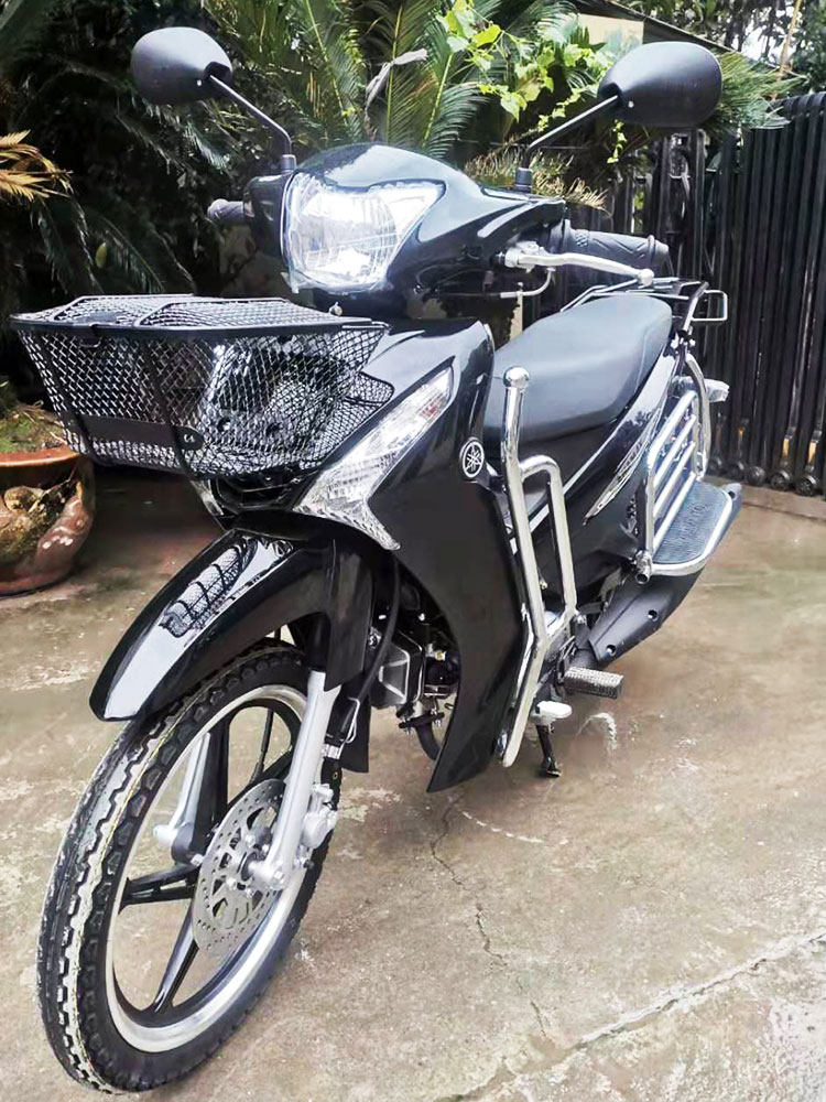 雅马哈凌俊侧翻大货架改装配件T115摩托车JYM110-3弯梁车脚踏板