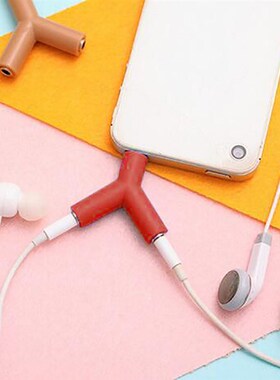 1PC Converter Audio Splitter Y Jack Male to 2 Female M/F 3