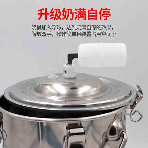 热销挤奶机牛用羊用吸奶器电动脉冲挤奶器山羊取奶器不锈钢奶牛吸