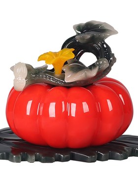 财富丰收南瓜摆件客厅玄关电视柜装饰品入宅乔迁之喜新居搬家礼物