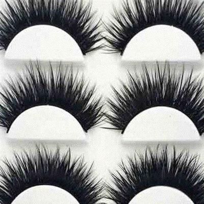 极速5pairs thick black long false eyelashes fake eye lashes