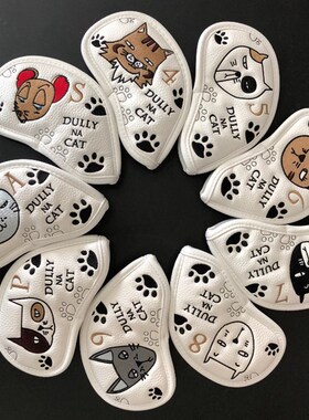 DLLY NA CAT lazy Cat Golf Club Cover, iron cover, golf club