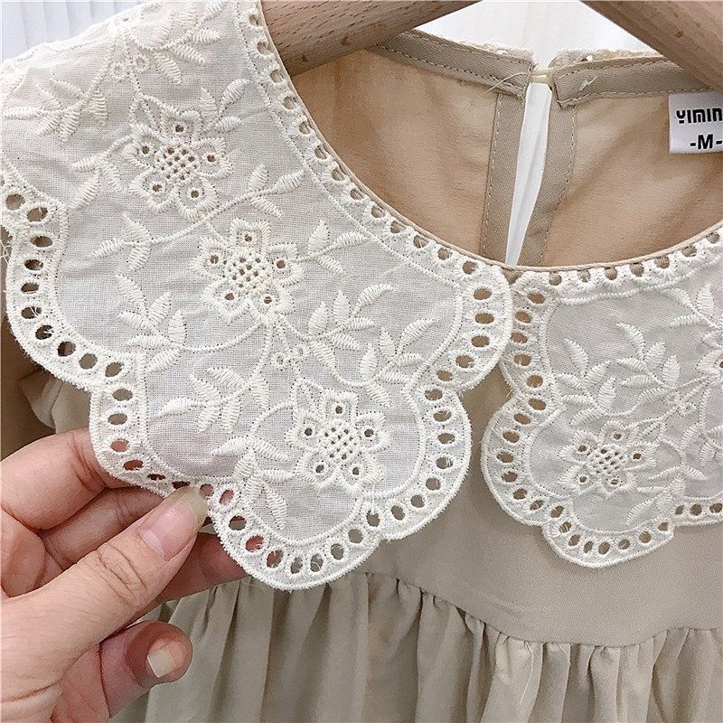 女小童连衣裙长袖蕾丝花边翻领简约复H古长裙春秋季女孩韩版碎花,童装/婴儿装/亲子装,连衣裙,淘宝优惠券,粉丝福利购,淘宝优惠卷