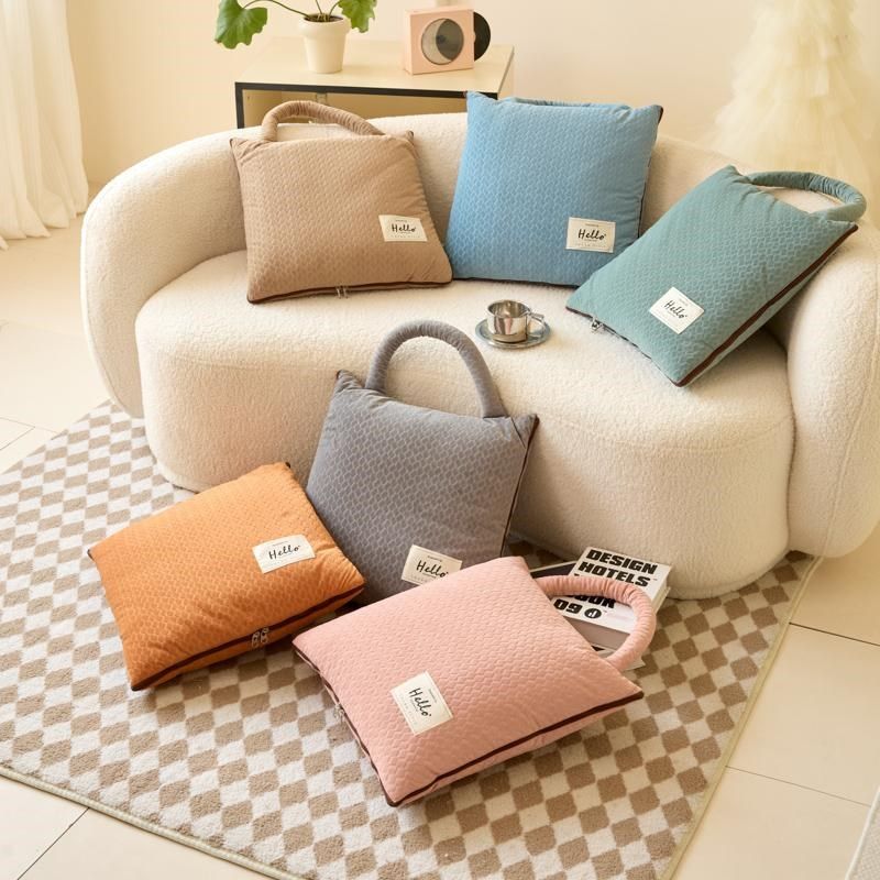 手提抱枕被子两用家用办公室午睡空调被车载靠枕车用靠垫枕头秋季,居家布艺,抱枕被,淘宝优惠券,粉丝福利购,淘宝优惠卷