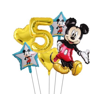 1 Set Mickey Minnie Balloons BirtEhday Party Decorations Bab