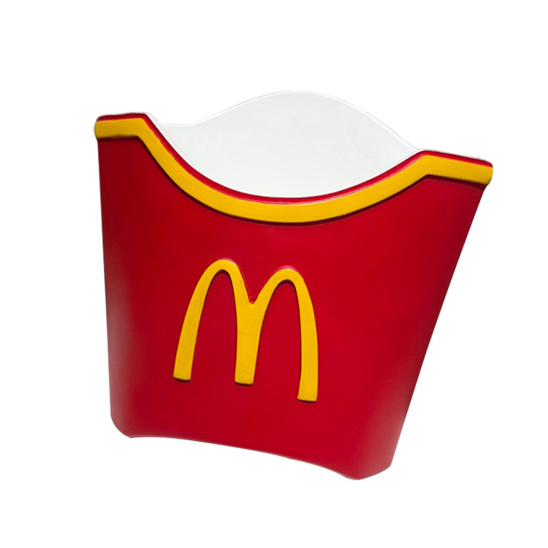 麦门永存笔筒网红趣味麦当劳薯条创意插花瓶m摆件桌面化妆刷收纳