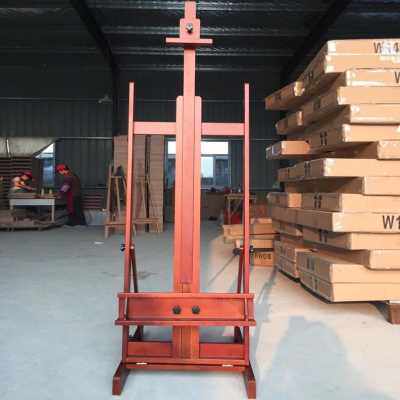 现货新品包邮实木制画架油画架高端楼G盘广告宣传展示架KT板展架