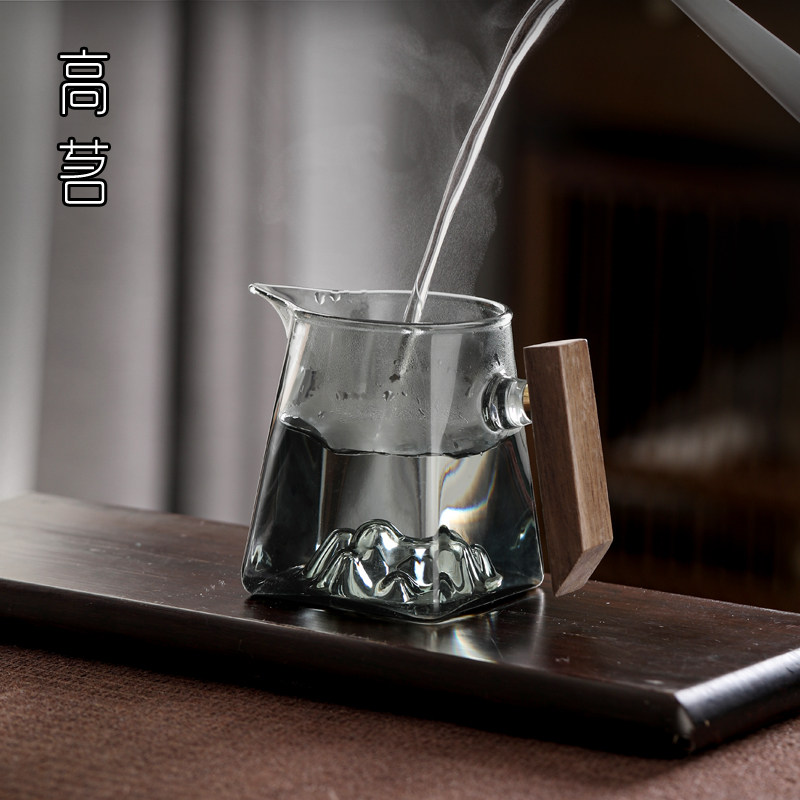 观山公道杯单个功道茶杯玻璃加厚功夫茶具配件倒茶公杯茶道分茶器,餐饮具,公道杯,淘宝优惠券,粉丝福利购,淘宝优惠卷