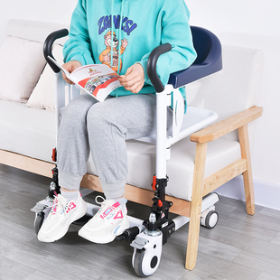 多功能移位机瘫痪病人家用护理轮椅升降椅老人洗澡代步推车坐便椅