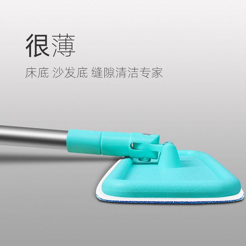 拖布家用平板拖把拖新款地板静电除尘打蜡拖地尘推魔术贴粘扣式