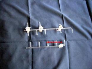 1904 左梳形管奥式气体分析器配件 定做玻璃仪器定制玻璃仪器定做