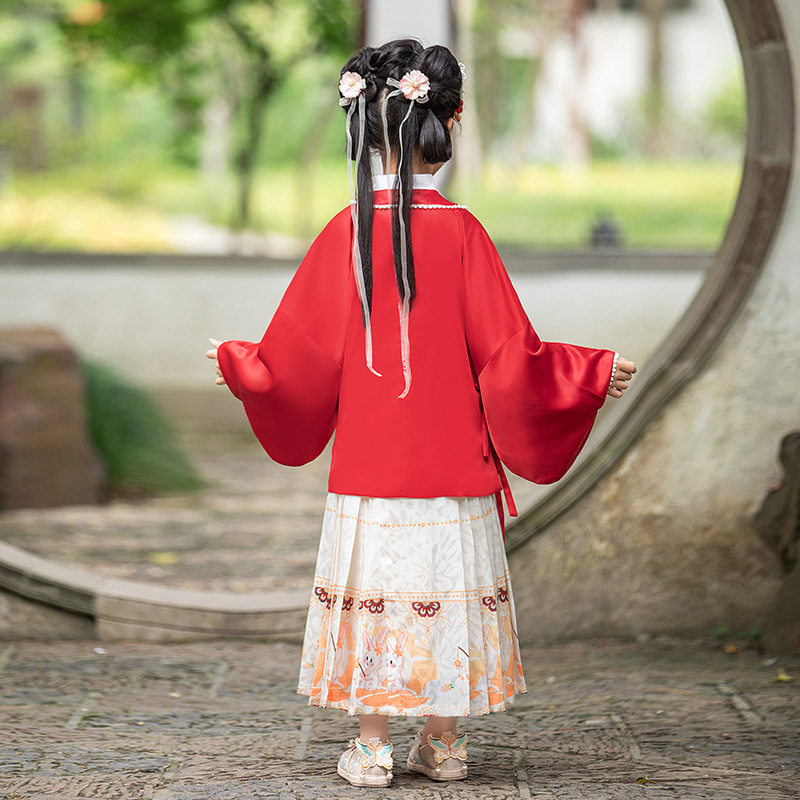 儿童汉服春秋女童中国风明制刺绣三件套学生古装演出服幼儿园古装,童装/婴儿装/亲子装,汉服,淘宝优惠券,粉丝福利购,淘宝优惠卷