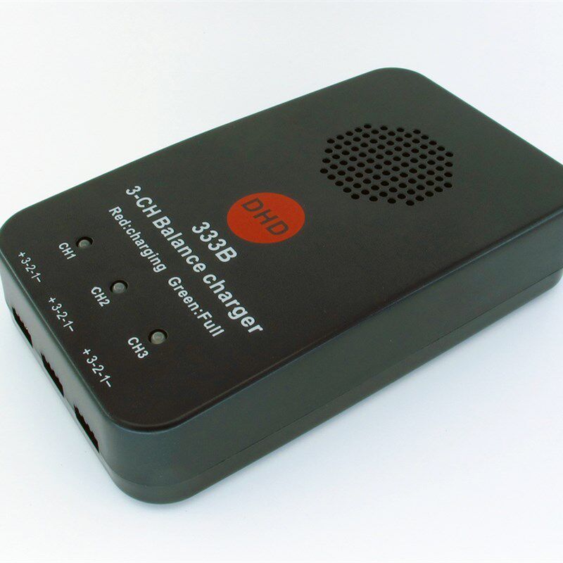 DHD333B航模车模穿越机电池平衡充电器三路独立可混充1-3S并行充
