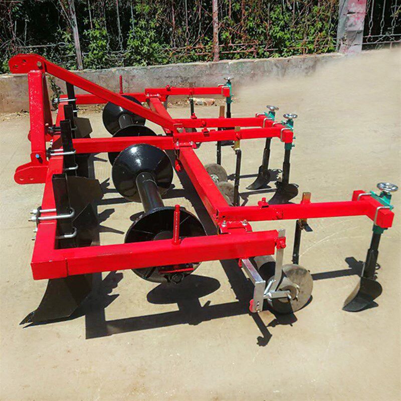 旋耕起垄施肥铺膜播种机烟草盖膜机青海销l售起垄机四轮车带盖膜