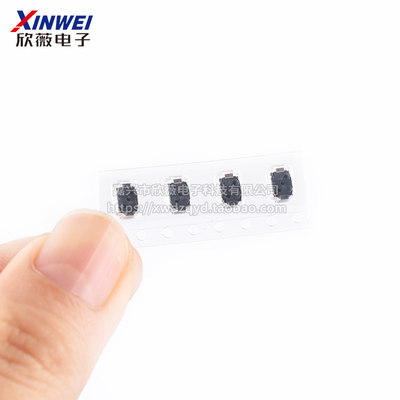 现货速发轻触开关 3*4*2MM 贴片2脚 3x4x2 2P小龟开关 按钮按键