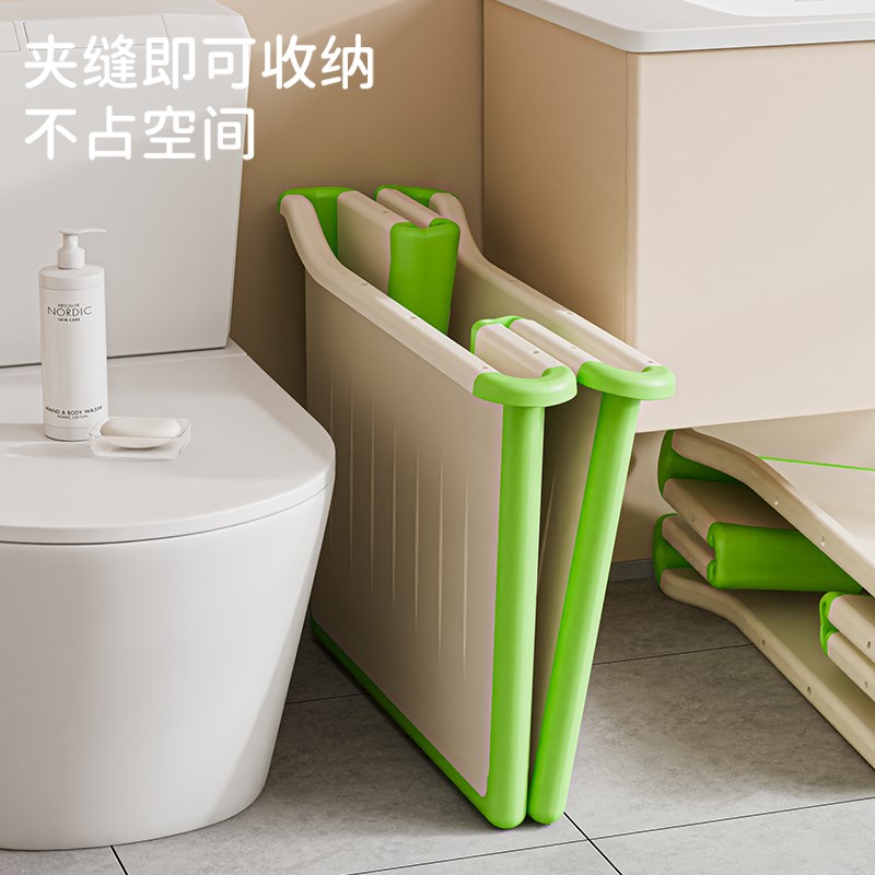 婴儿洗澡盆宝宝浴盆儿童洗澡桶可折叠家用坐躺大号小孩泡澡游泳桶