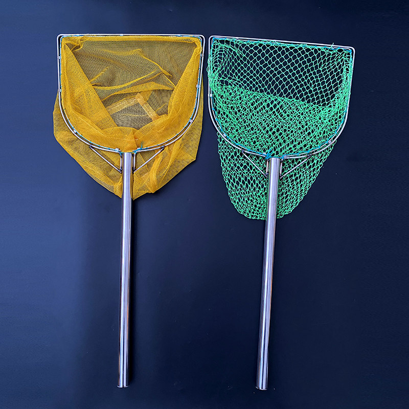 不锈钢大物抄网捞鱼网实心圈一体全套渔具鱼网超硬卖鱼捞虾鱼捞钓