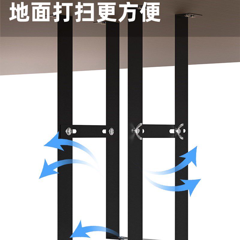 电脑主机悬挂式托架台式主机托支架壁挂架主机箱支U架主机托机箱