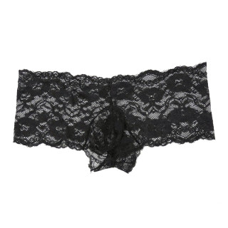 极速Sexy Mens Floral Lace Briefs Jockstrap Pouch G-string Un