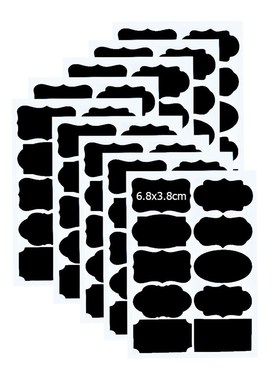 90pcs Waterproof Kitchen Jam Jar er Labels ers Spices Chalkb
