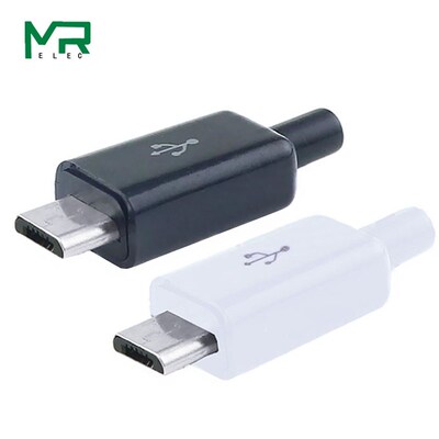 USB male 5P welding plug DIY data line accessories interfac