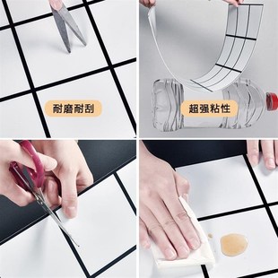 仿瓷砖大理石贴纸店铺旧墙面翻新装饰贴防水小花砖铝塑板墙贴自粘